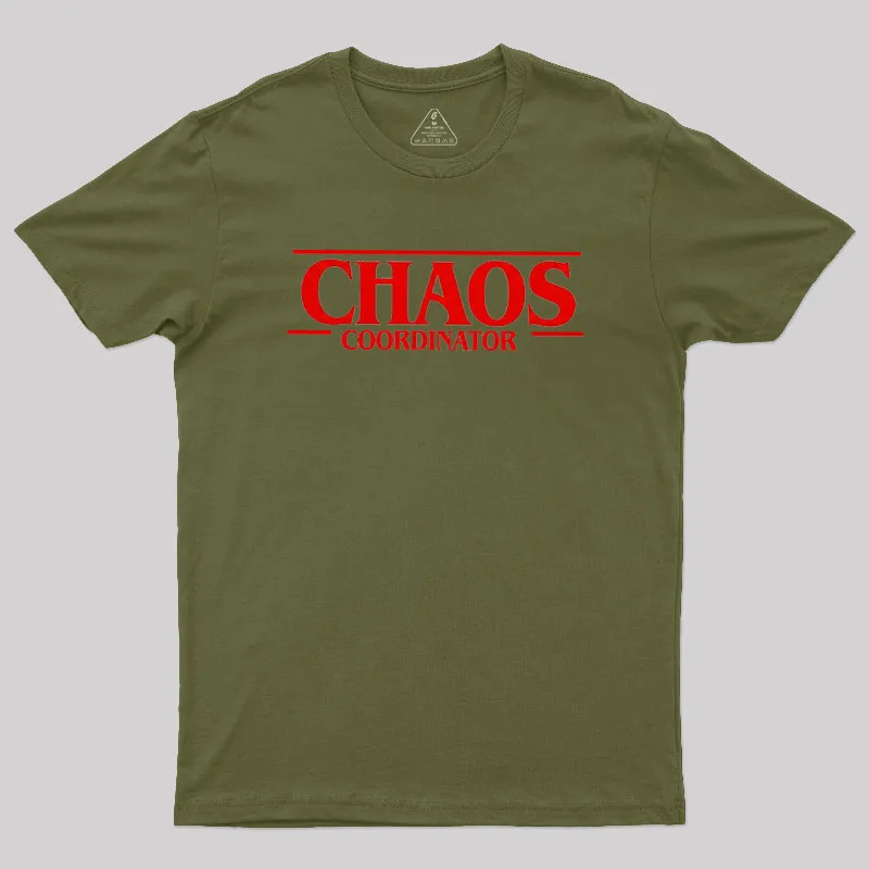Stranger Chaos Geek T-Shirt - Image 3