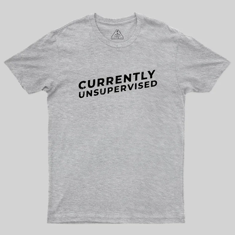 Currently Unsupervised Badge Geek T-Shirt - Image 4