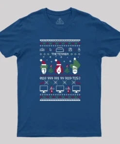 Alternative view of The Xmas Crowd Geek T-Shirt