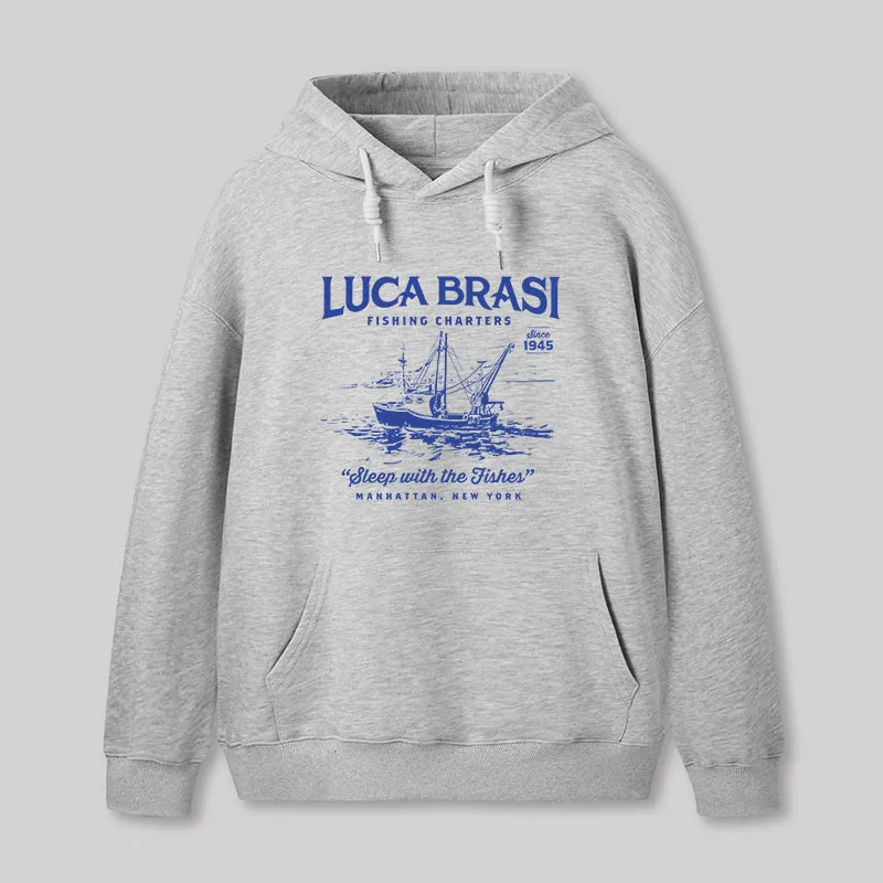 Luca Brasi Fishing Charters Hoodie - Image 3