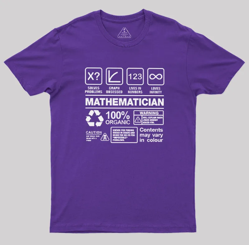 Mathematician Geek T-Shirt - Image 8