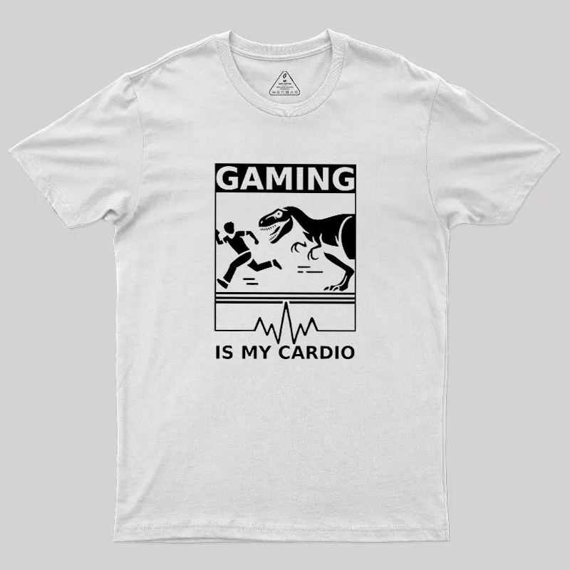 Gaming is My Cardio Geek T-Shirt - Image 11