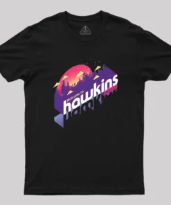 Alternative view of Sunset Hawkins Geek T-Shirt