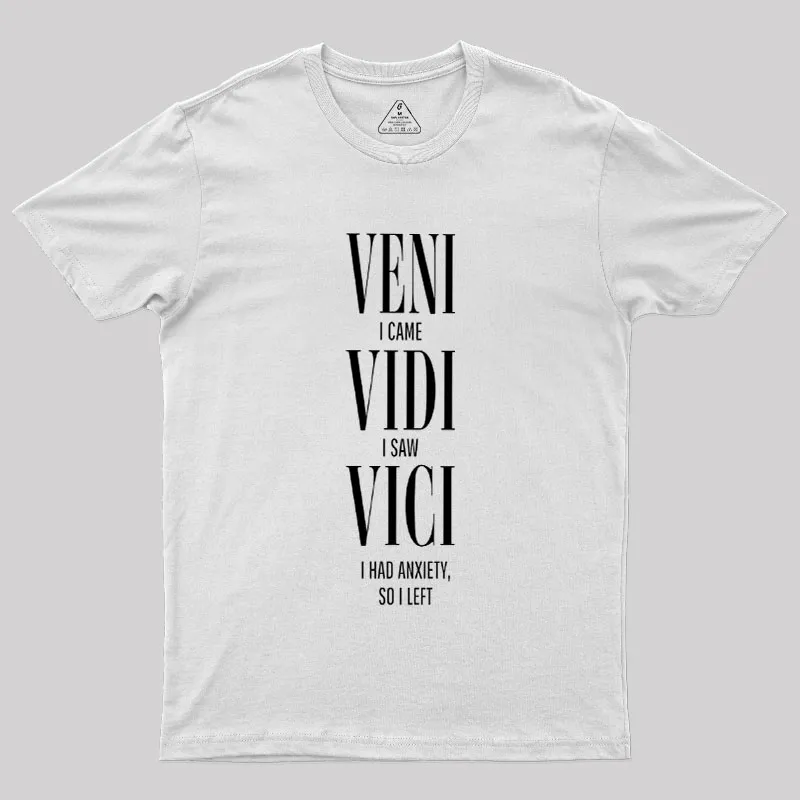Veni Vidi Vici Geek T-Shirt - Image 11