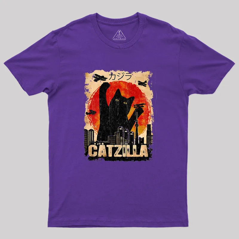 Black Cat Geek T-Shirt - Image 6