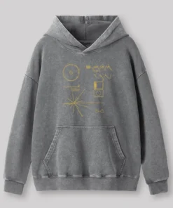 Alternative view of The Voyager Golden Record Washed Hoodie