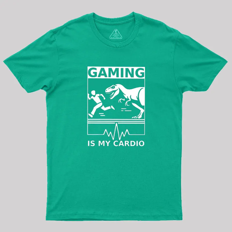 Gaming is My Cardio Geek T-Shirt - Image 9