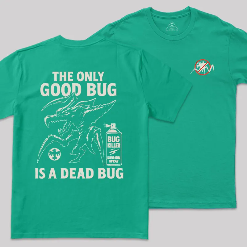 A Dead Bug Front and Back Printed Geek T-Shirt - Image 9