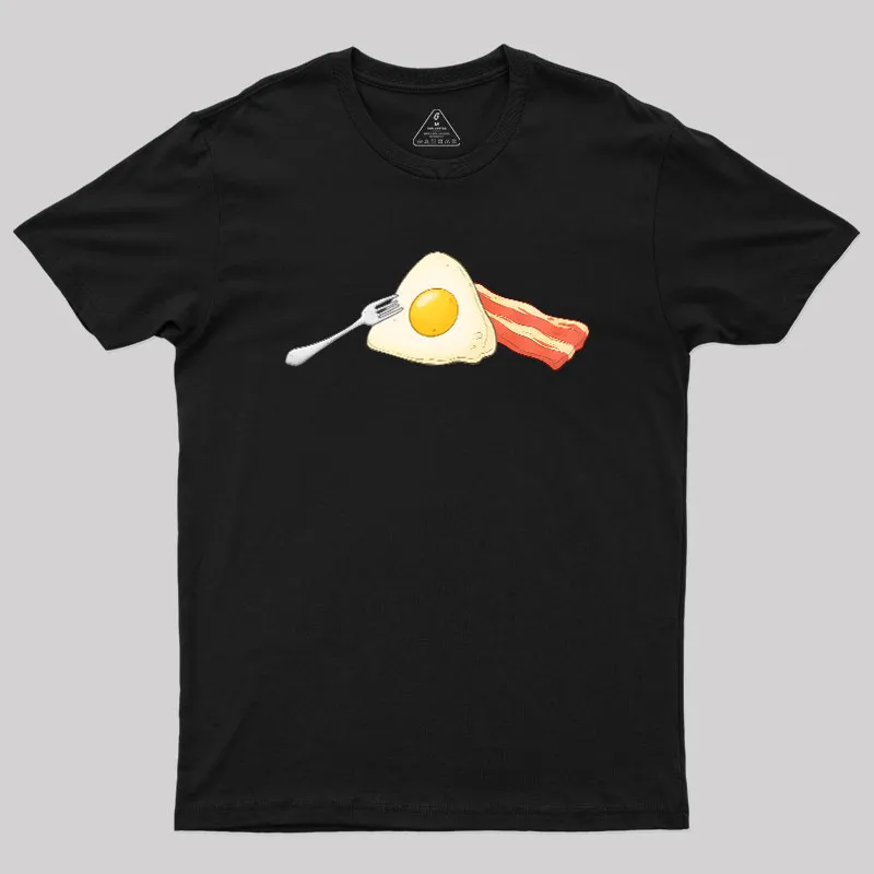 Dark Side of Breakfast Geek T-Shirt