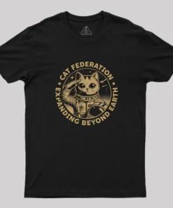 Universal Domination Cat Geek T-Shirt