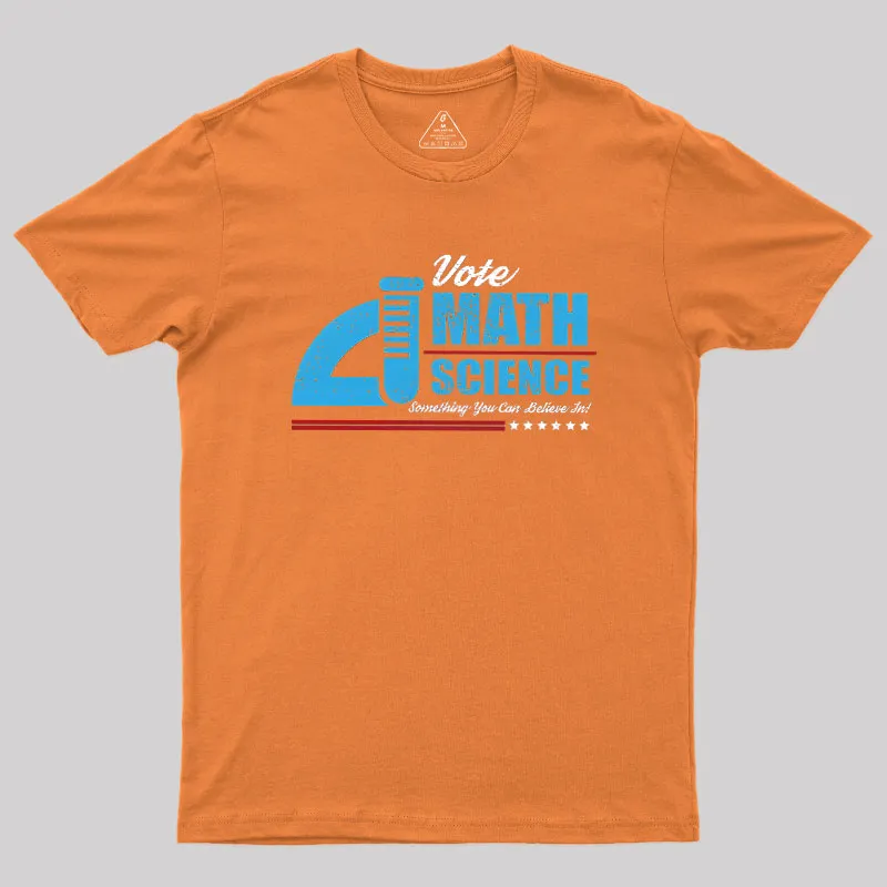 Vote Math & Science Geek T-Shirt - Image 5