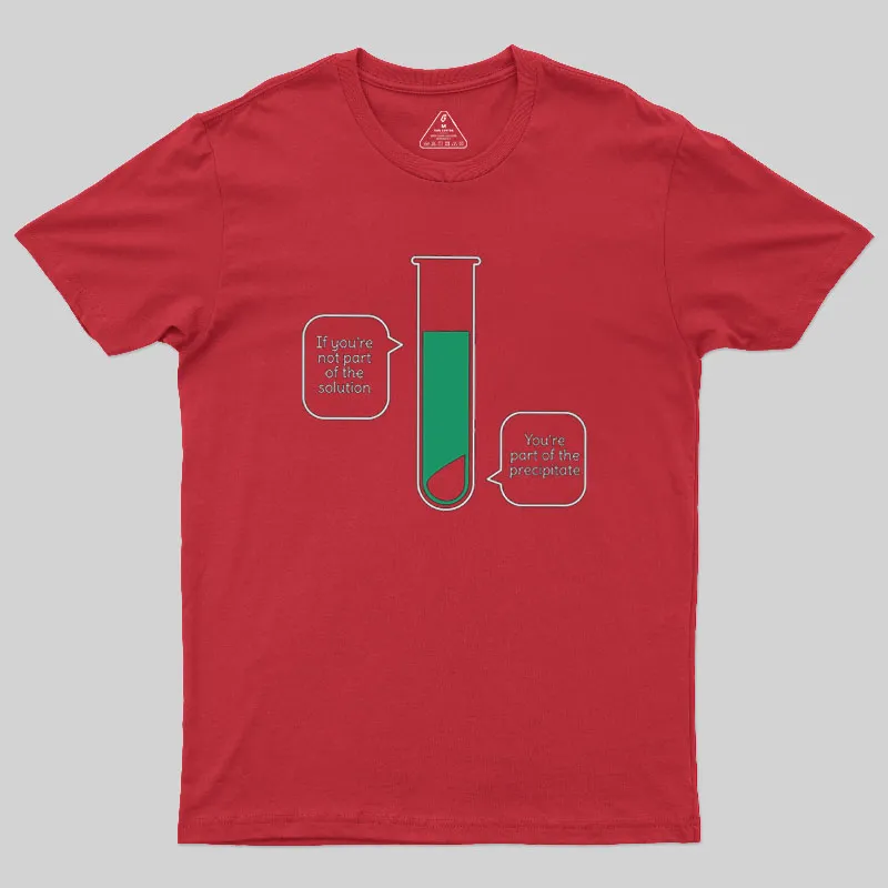 Solution And Precipitate Geek T-Shirt - Image 4