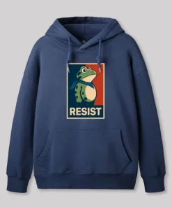 Frog Protest Geek Hoodie