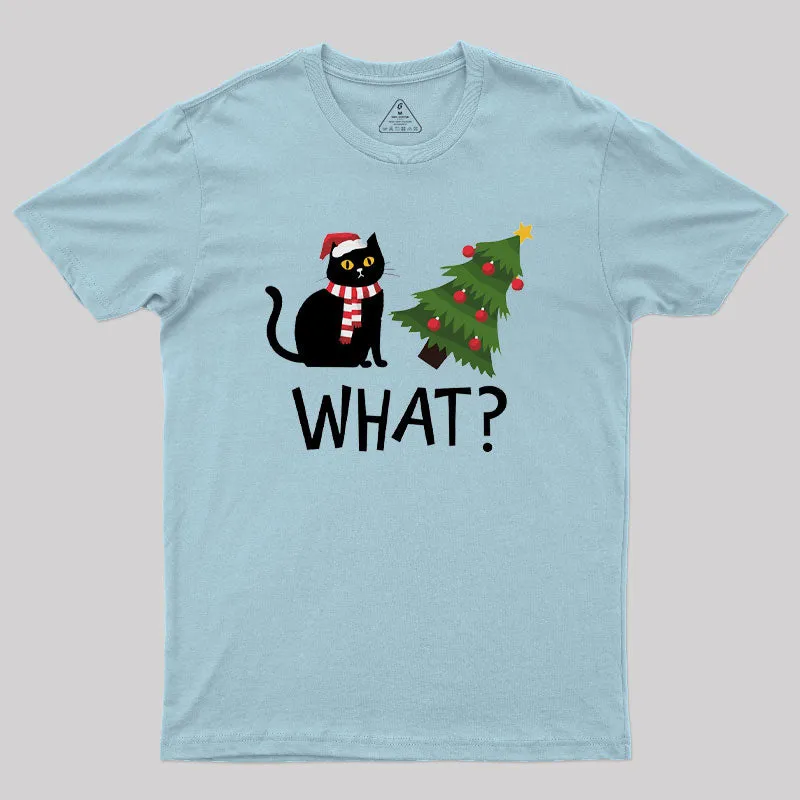 Christmas Cat Geek T-Shirt - Image 9