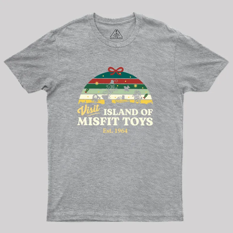 Visit Island of Misfit Toys Geek T-Shirt - Image 4