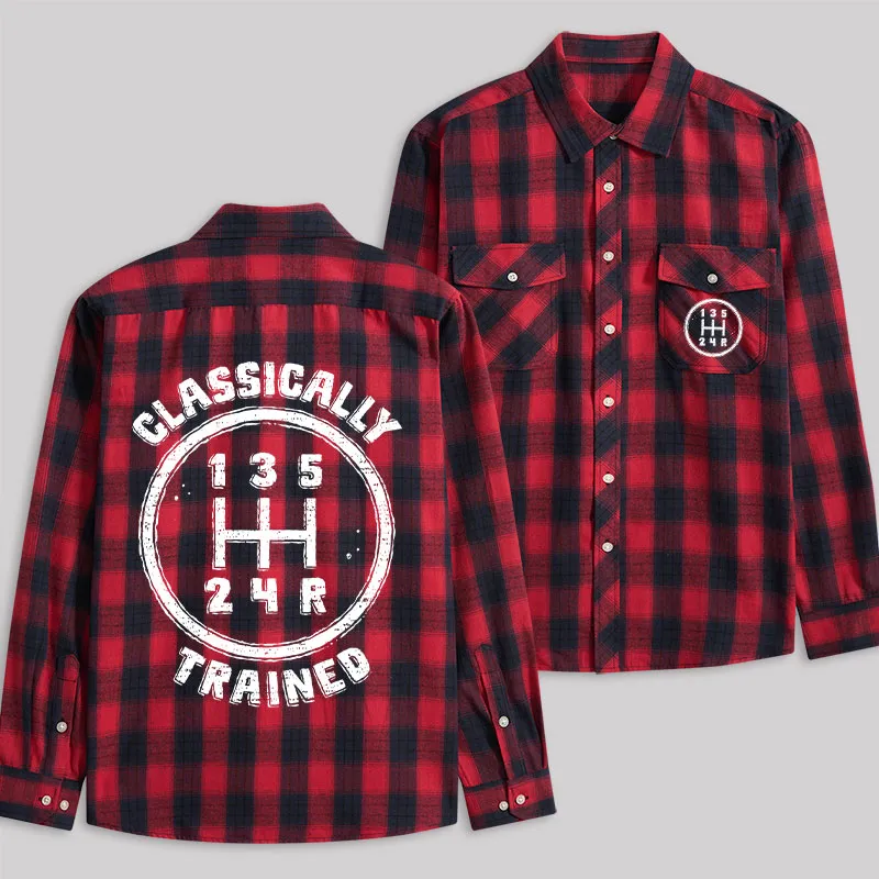 Classically Trained Plaid Flannel Shirt - Image 3