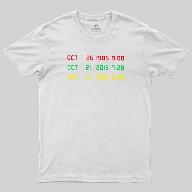 Flux Capacitor The Future Geek T-Shirt - Image 8
