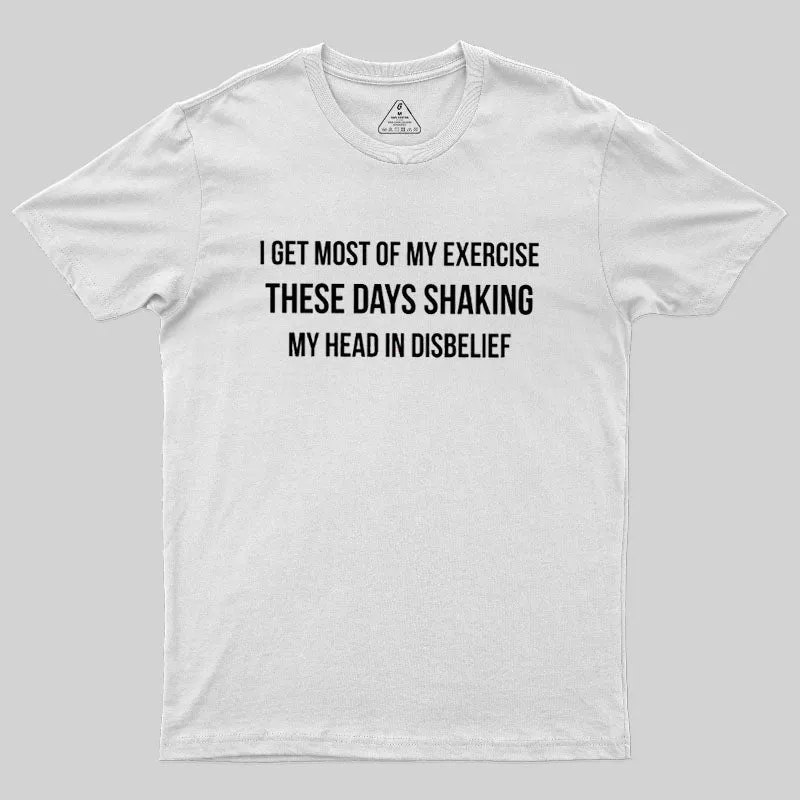 Shaking My Head Sarcastic Geek T-Shirt - Image 10