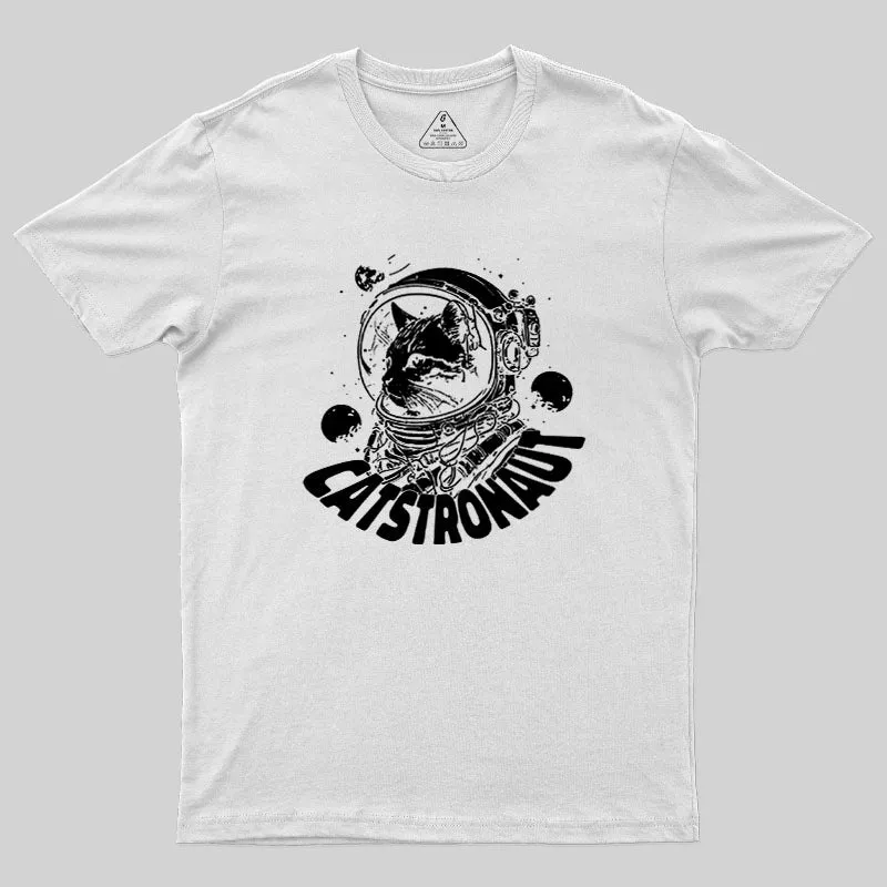 Catstronaut Geek T-Shirt - Image 11