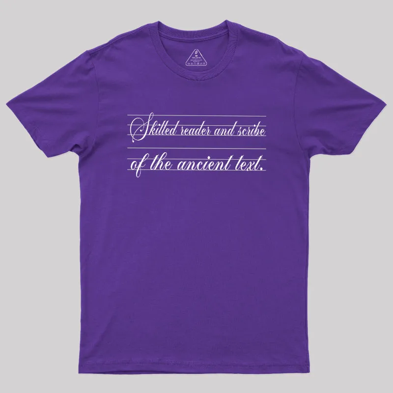 Ancient Scribe Geek T-Shirt - Image 6