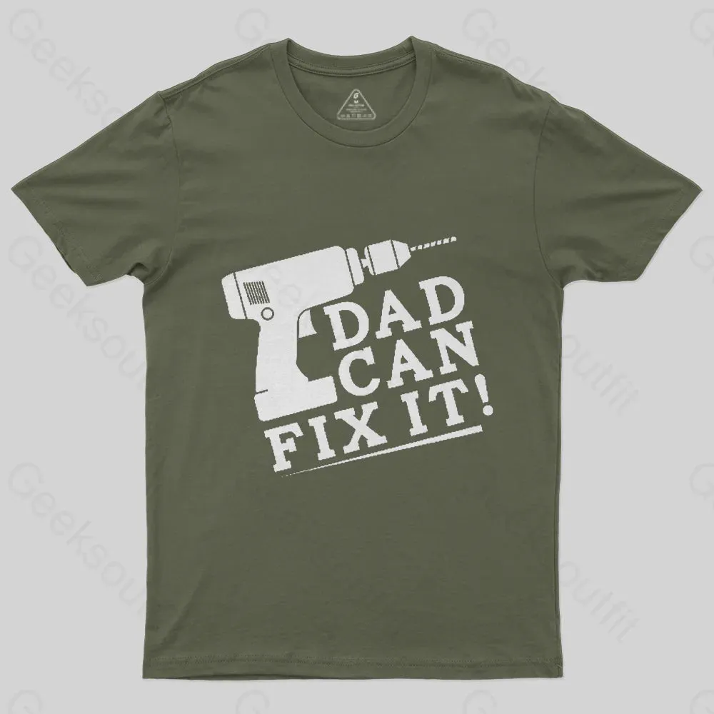 DAD CAN FIX IT T-Shirt - Image 3