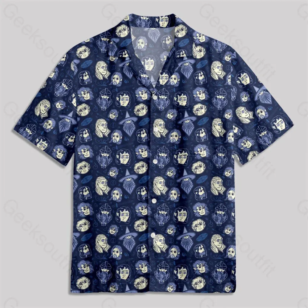 Dark Magic Ring Button Up Pocket Shirt - Image 3