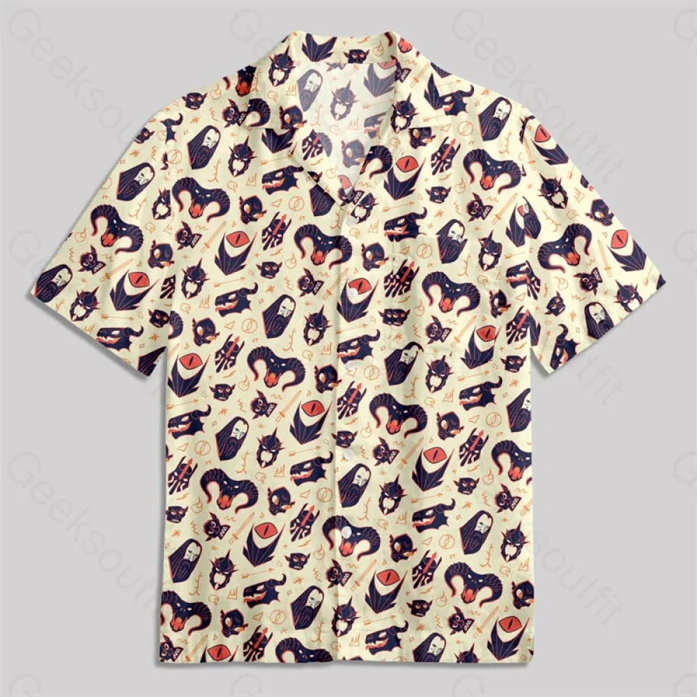 Dark Magic Ring Button Up Pocket Shirt - Image 4