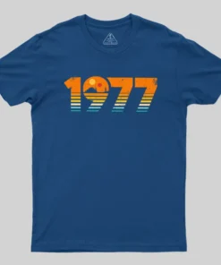 Alternative view of Retro 1977 Geek T-Shirt