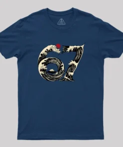 Alternative view of Wave 67 Geek T-Shirt