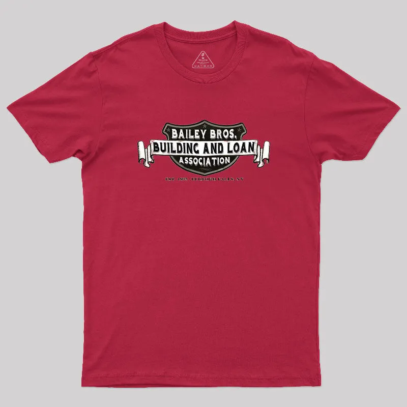 Bailey Bros. Building & Loan Geek T-Shirt - Image 4