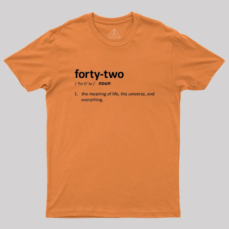 42 Definition Geek T-Shirt - Image 7