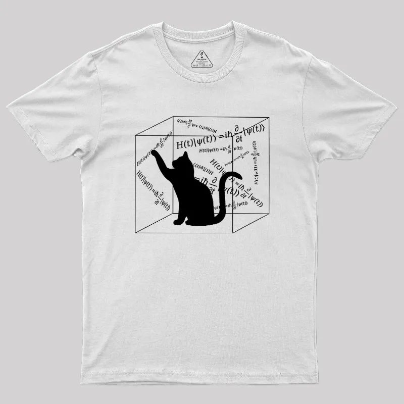 Schrodinger Cat In The Box Geek T-Shirt - Image 11