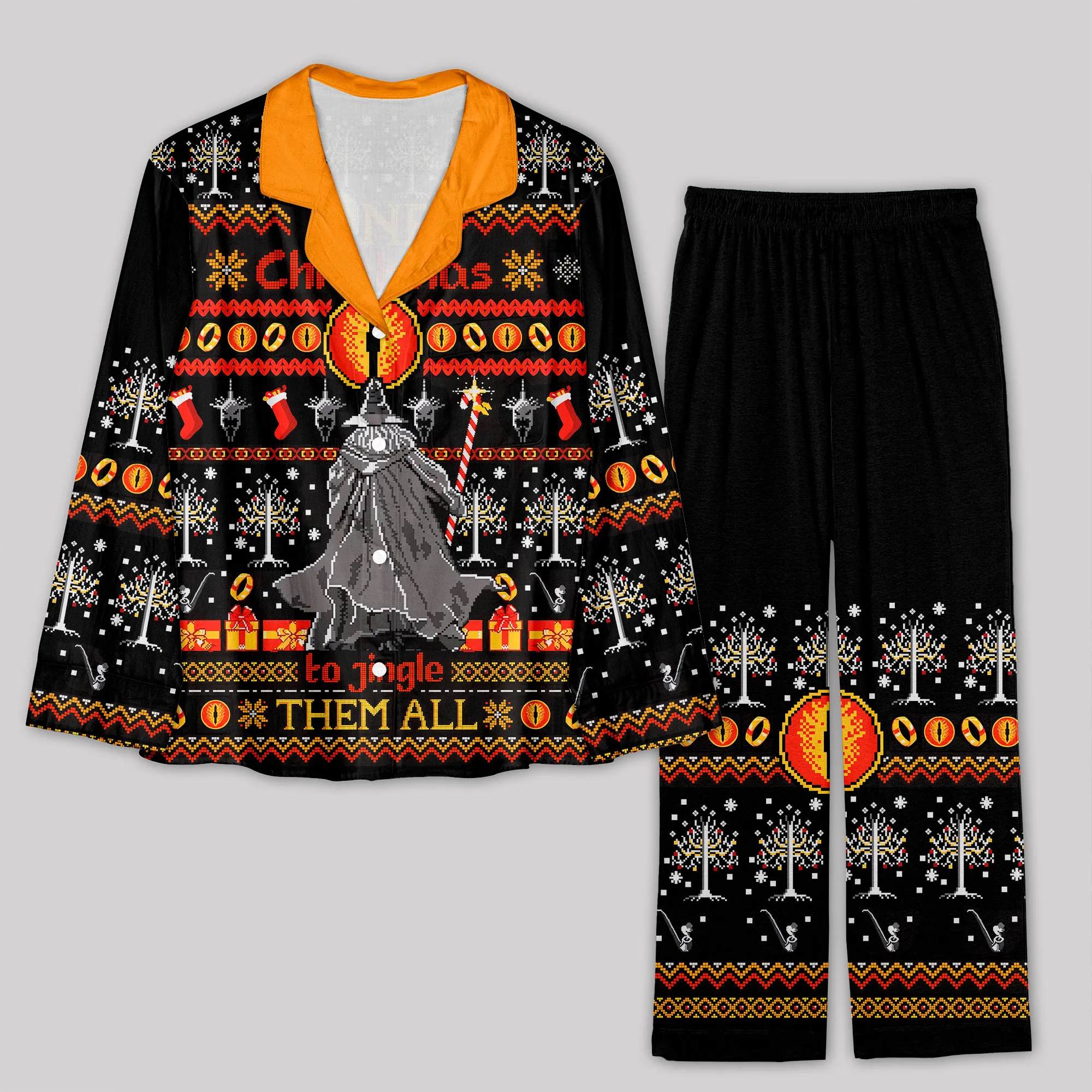 The Legendary Wizard Christmas Geek Pajama Sets