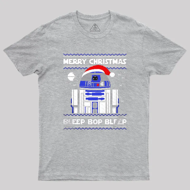 Christmas Robot Geek T-Shirt - Image 4