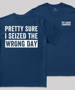 Alternative view of Try Again Tomorrow Front and Back Printed Geek T-Shirt