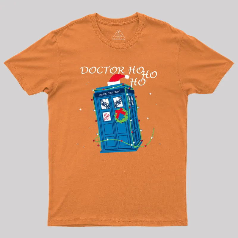 Doctor Ho Ho Ho Geek T-Shirt - Image 7