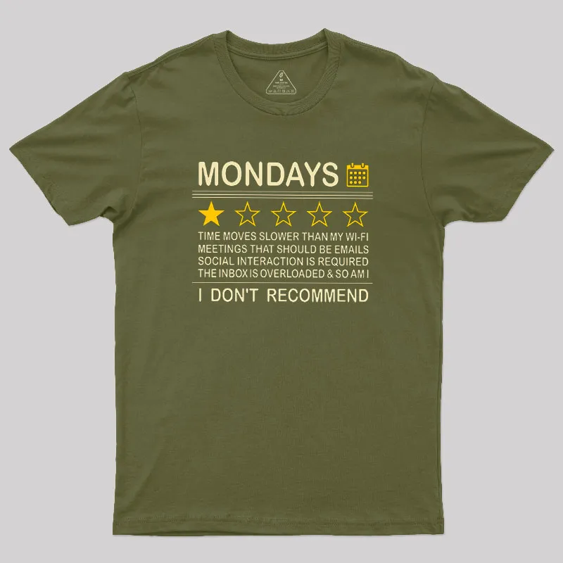 Mondays Geek T-Shirt - Image 3