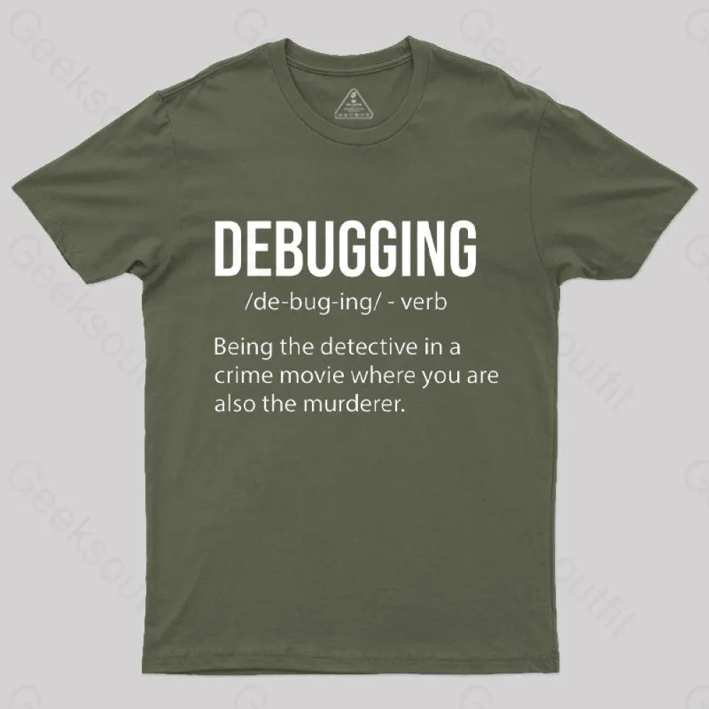 Debugging Definition Bug Coding T-Shirt - Image 3