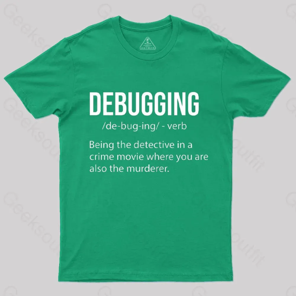 Debugging Definition Bug Coding T-Shirt - Image 9