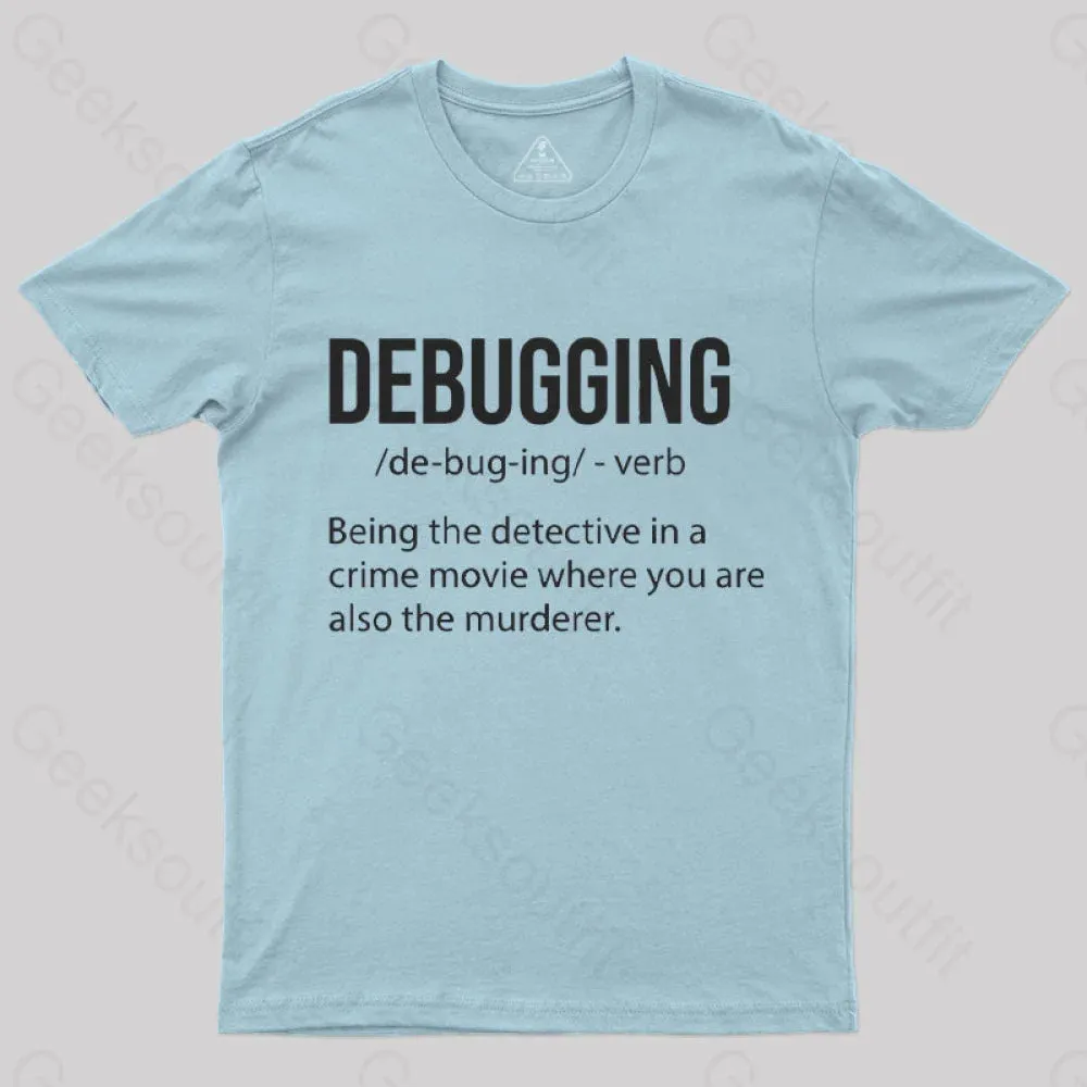 Debugging Definition Bug Coding T-Shirt - Image 2