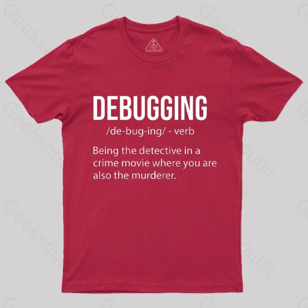 Debugging Definition Bug Coding T-Shirt - Image 8