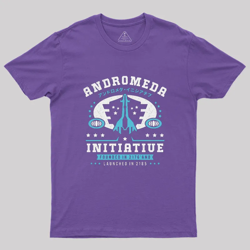 Andromeda Initiative Emblem Geek T-Shirt - Image 5