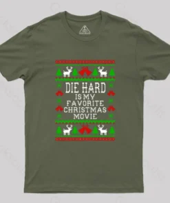 Alternative view of Die Hard Is My Favorite Christmas Movie Geek T-Shirt
