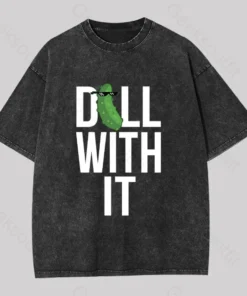 Alternative view of Dill With It Washed T-shirt