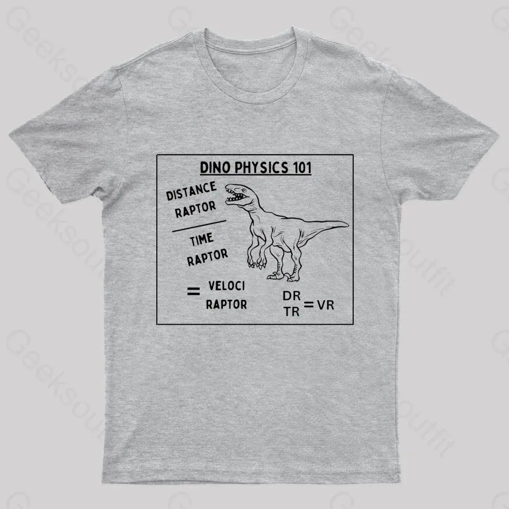 Dino Physics 101 Geek T-Shirt - Image 7