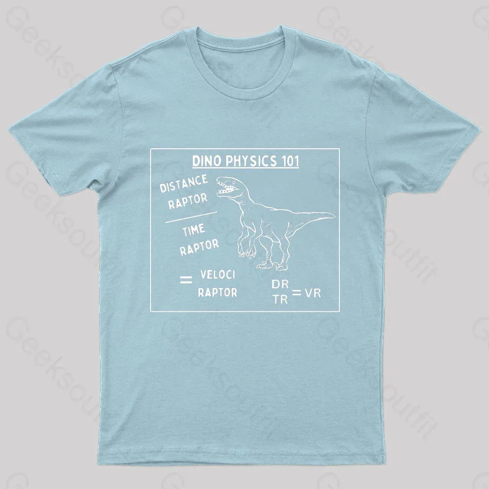 Dino Physics 101 Geek T-Shirt - Image 8