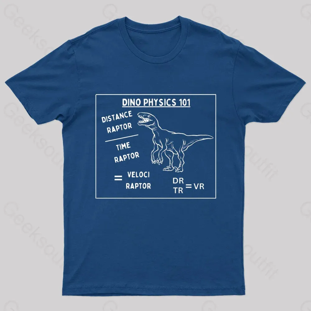 Dino Physics 101 Geek T-Shirt - Image 2