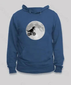 Dinosaur Bike and Moon Hoodie