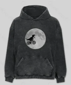 Dinosaur Bike and Moon Washed Hoodie