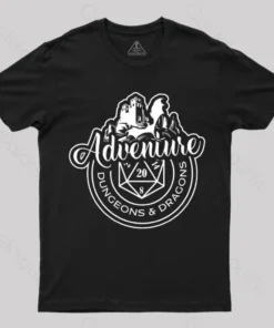 Alternative view of DnD Design Adventure T-Shirt
